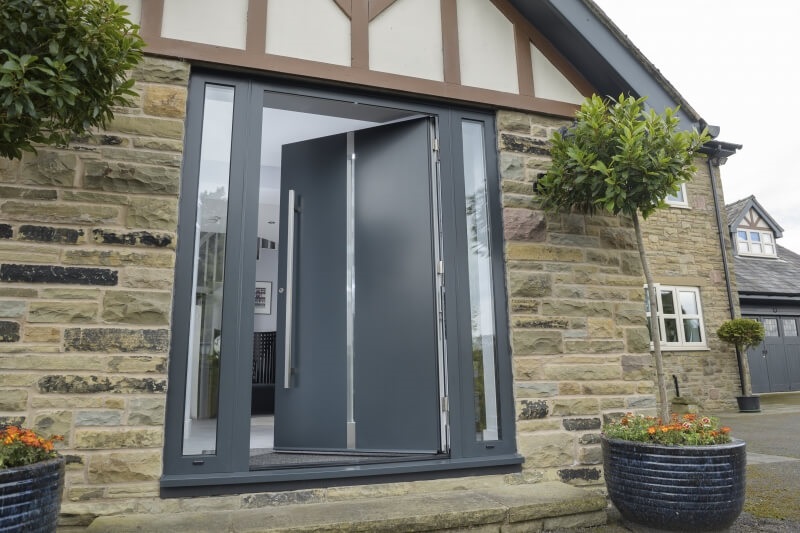 Enhance your entryway: Explore the modern elegance of stylish and secure aluminium entrance doors