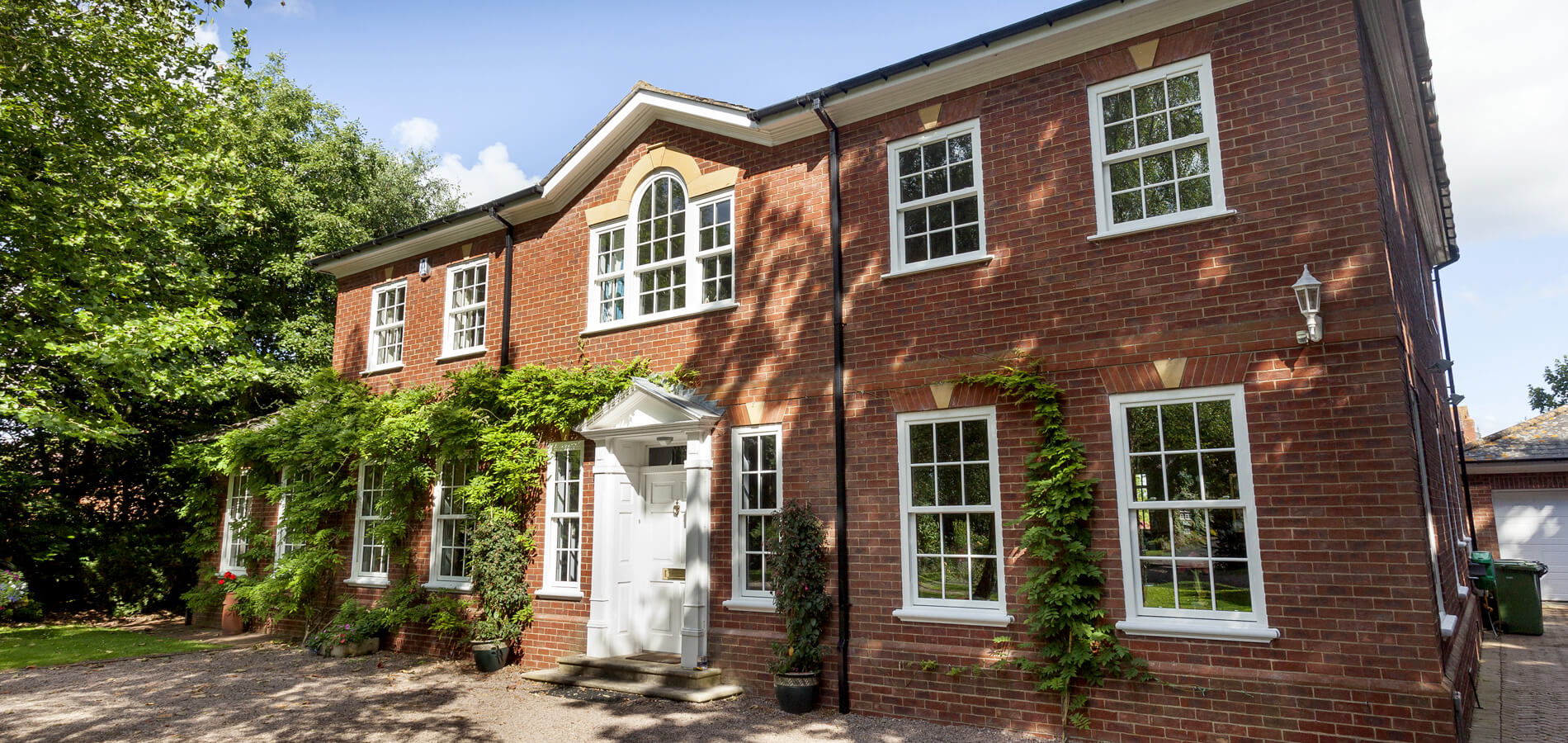 white upvc sliding sash windows