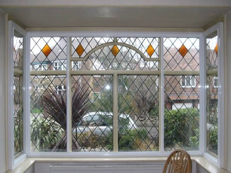 leaded secondary glazed window