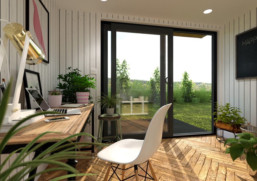 KYUBE garden room interior