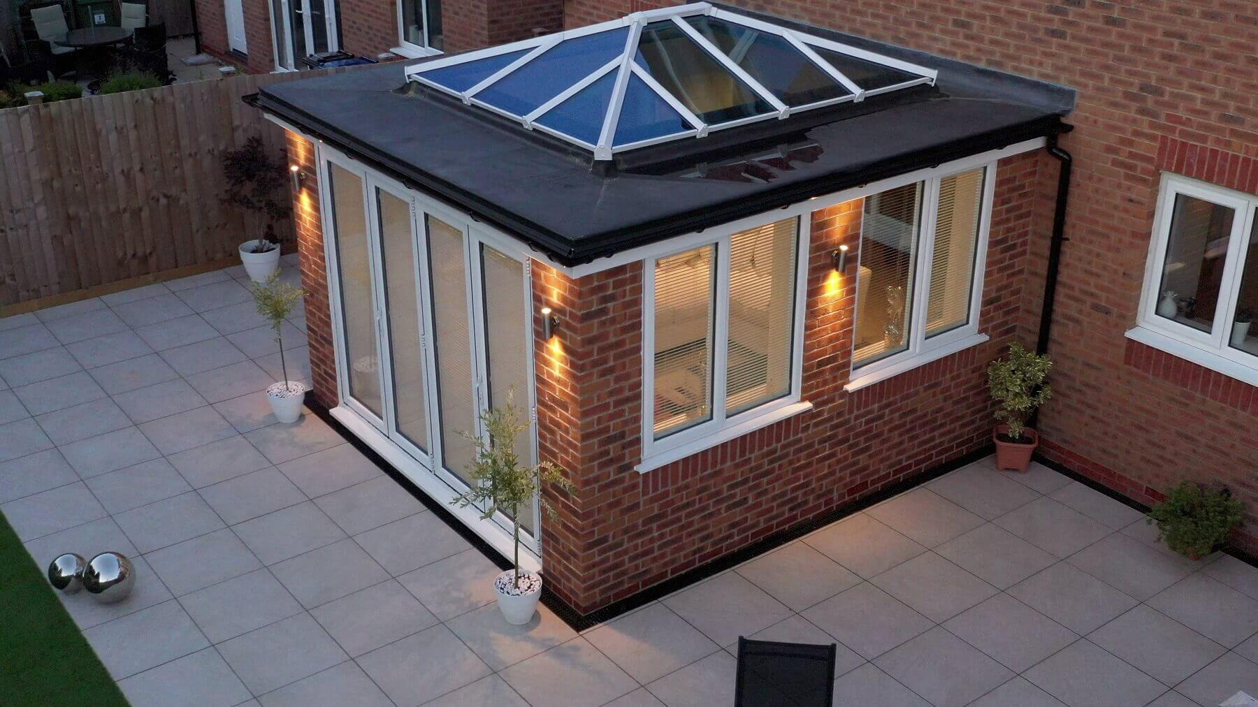 orangery with bi-fold doors