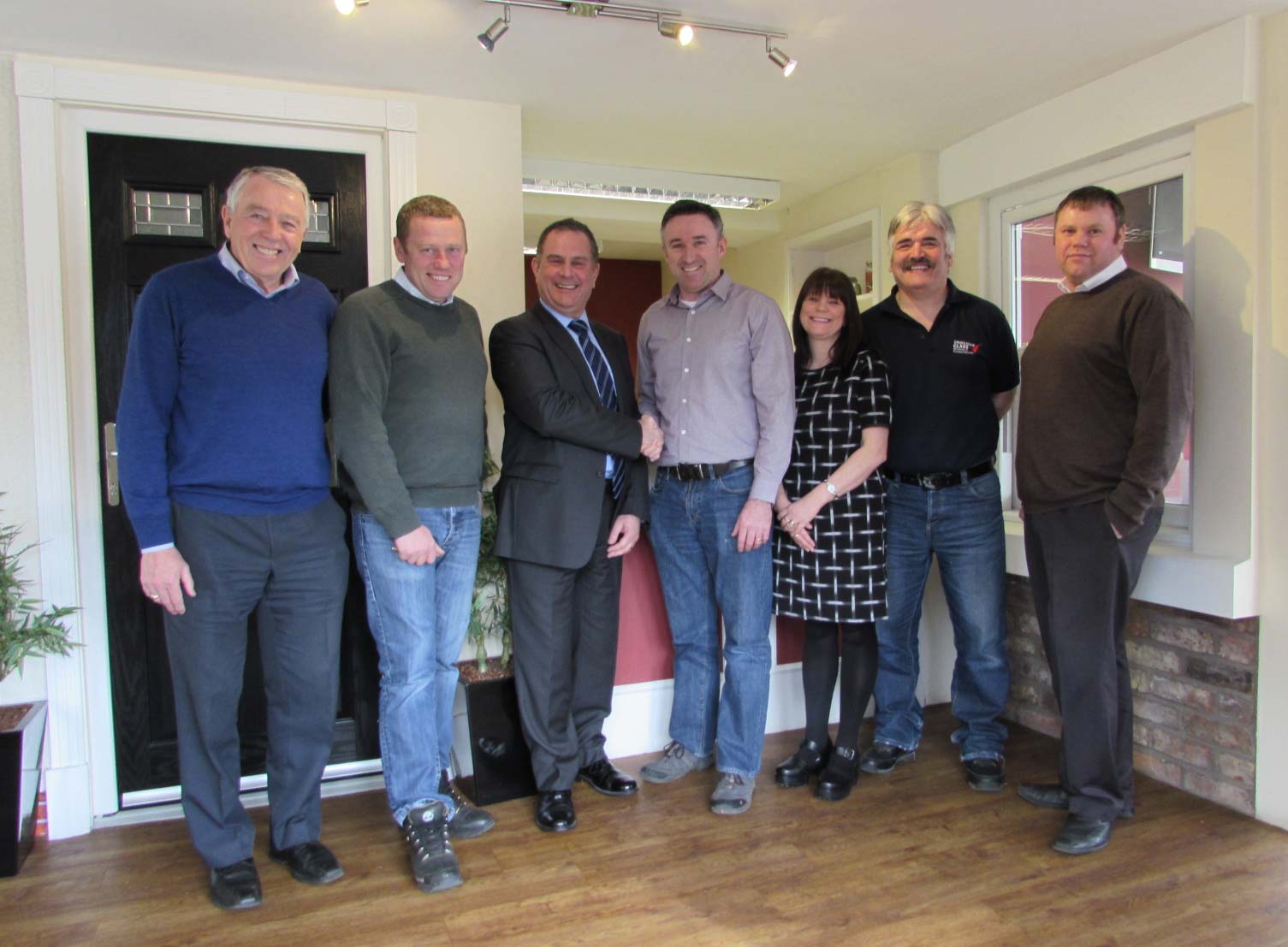 Droylsden Glass team